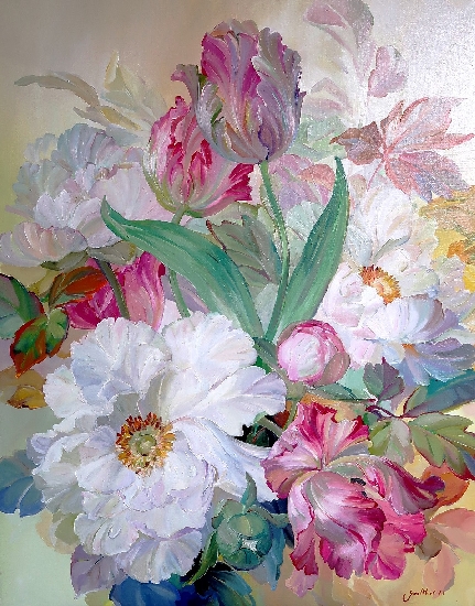 Fleurs - les toiles de Gaulthier