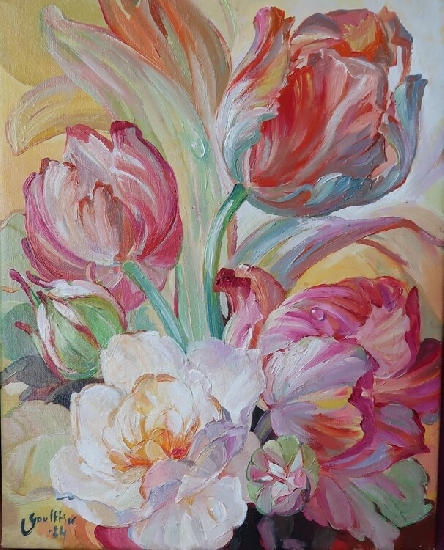 Fleurs - les toiles de Gaulthier