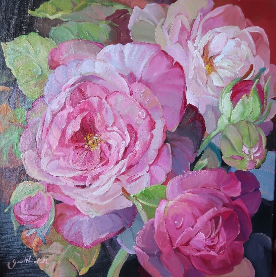 Fleurs - les toiles de Gaulthier