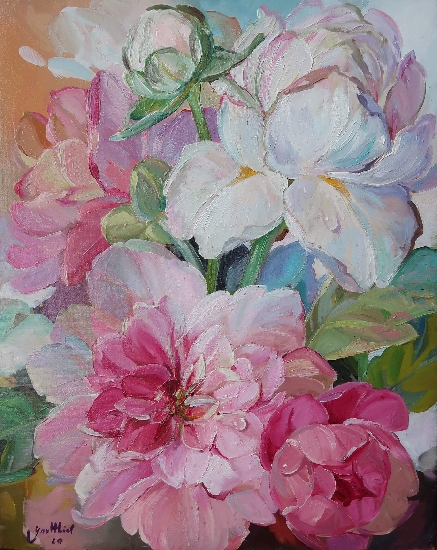 Fleurs - les toiles de Gaulthier