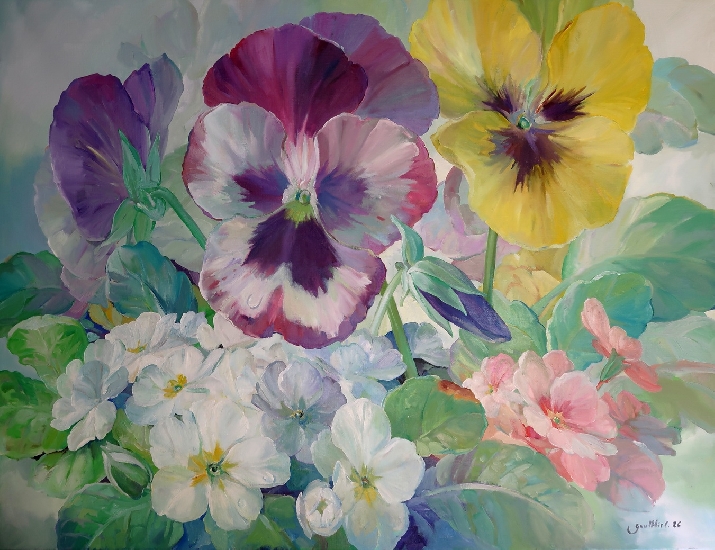 Fleurs - les toiles de Gaulthier