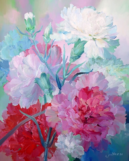 Fleurs - les toiles de Gaulthier