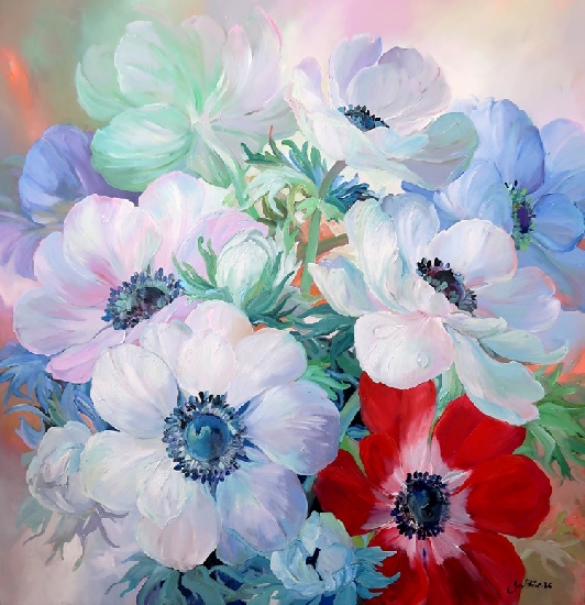 Fleurs - les toiles de Gaulthier